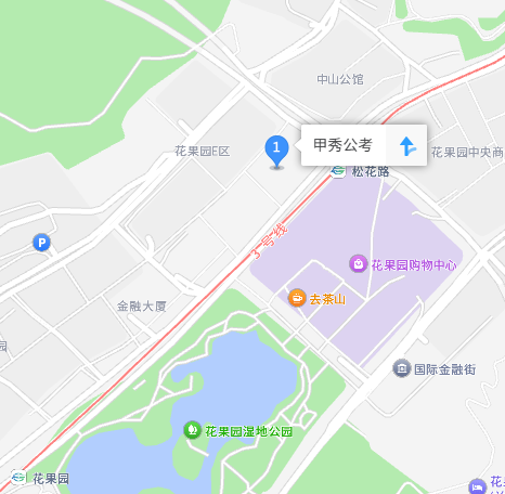 贵州甲秀公考白宫校区位置示意地图